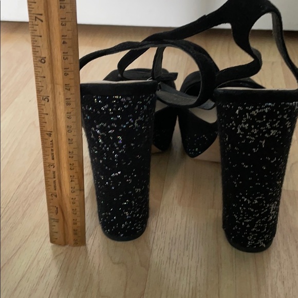 Vía Spigai Black platform heel Peep toe - Picture 4 of 6